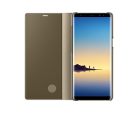 ETUI Clear View Standing Cover do Samsung Galaxy Note 8 zlote - 377877 - zdjęcie 3